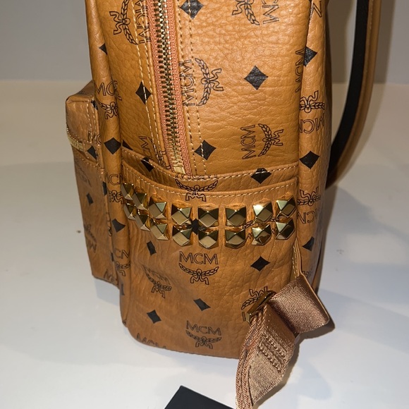 MCM Stark Side Stud Small Backpack - Picture 4 of 16